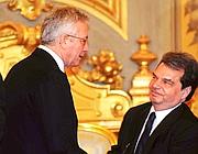 Giulio Tremonti e Renato Brunetta (Imagoeconomica)